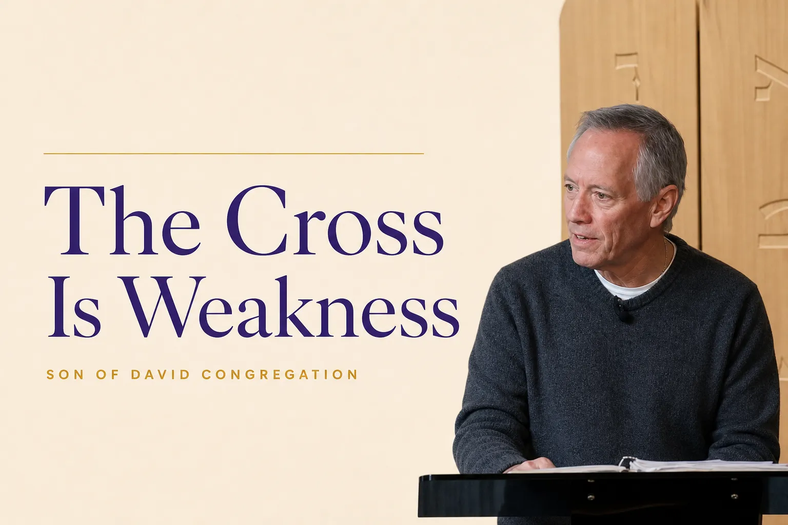 The Weakness Of The Cross